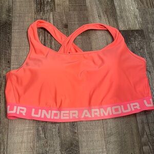 Under Armour Women's Neon Pink Sports Bra